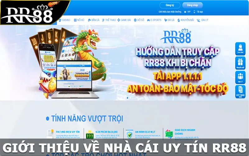 Giới thiệu về nhà cái uy tín RR88